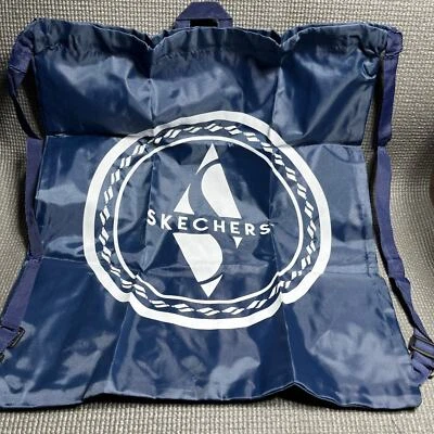 Mochila Bolso Skechers con Cordón Talla Única Azul Marino Poliéster Ligera NUEVO Foto 1 de 4