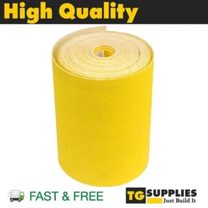 Rollo de papel de lija de calidad 93 mm grano de papel de lija 60 80 100 120 150 180 abrasivo - Imagen 1 de 1