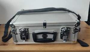 Aluminium Flight Case - 37x29x15cm - Foam Inserts - 2 Keys - Shoulder Strap - Picture 1 of 18