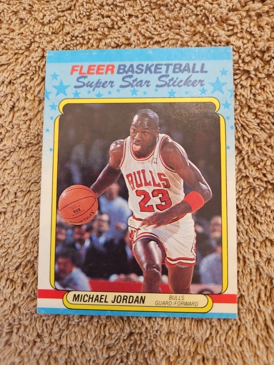 1988 Fleer Sticker Michael Jordan for sale | eBay
