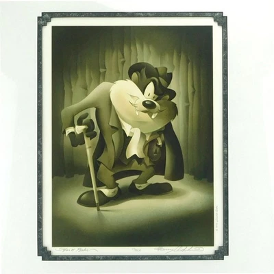 Taz Diablo de Tasmania Raro Looney Tunes Retrato Serie Arte Limitado no Celular Foto 1 de 4