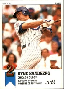 1991 Panini Canadian Top 15 #34 Ryne Sandberg - NM-MT - Bild 1 von 2