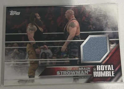 2016 Topps WWE Then Now Forever - Royal Rumble Mat Relic Braun Strowman/399   Foto 1 de 2