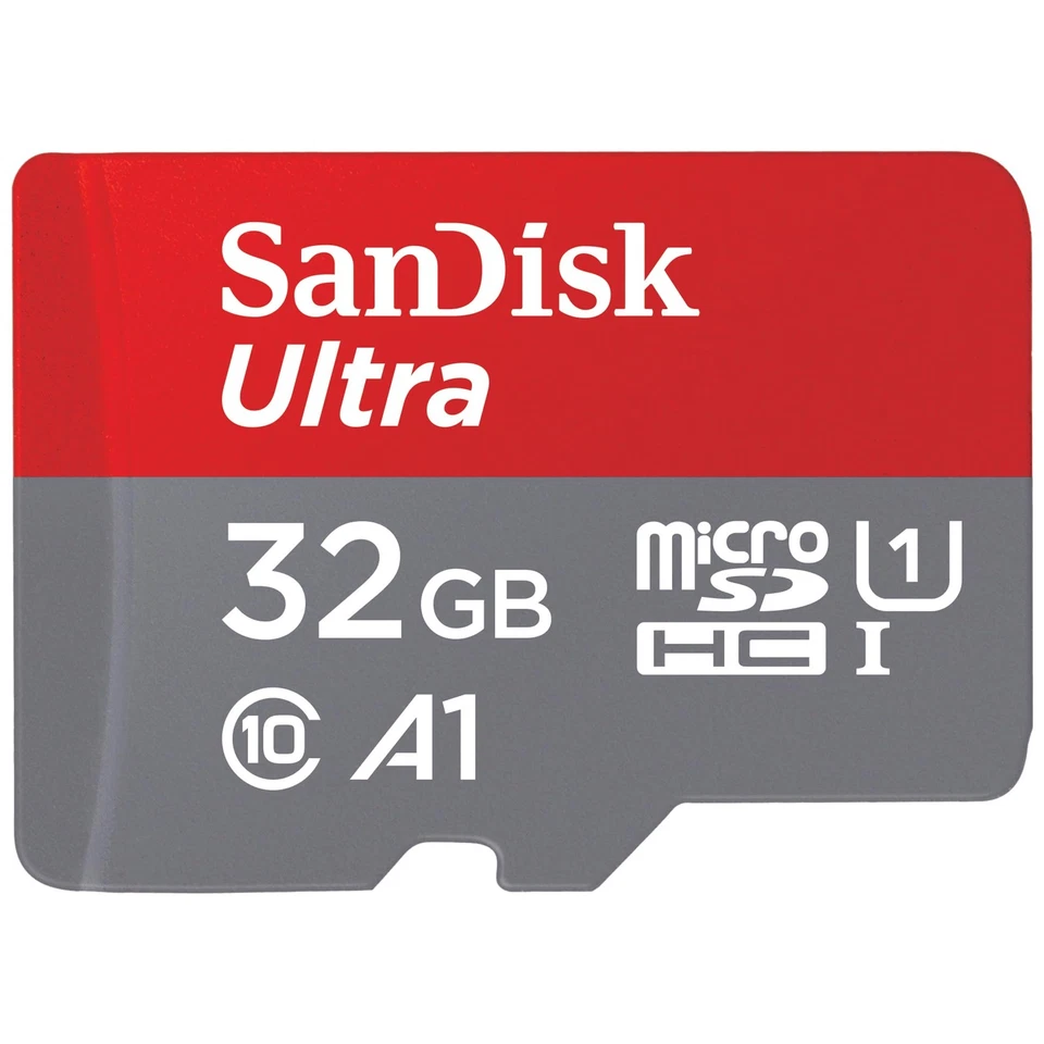 Sandisk Ultra 32 GB Microsdhc Memory Card SD Adapter with A1 App Performance u