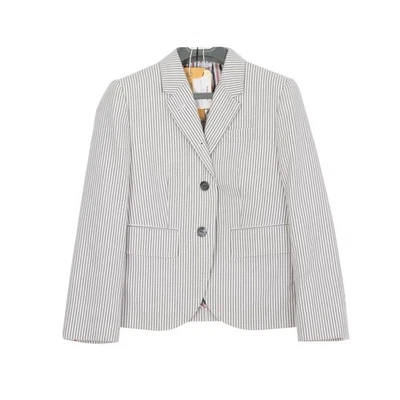 Chaqueta Abrigo Deportivo Thom Browne FBC010H Talla 40 Seersucker Sisa Alta 147029686 Foto 1 de 4