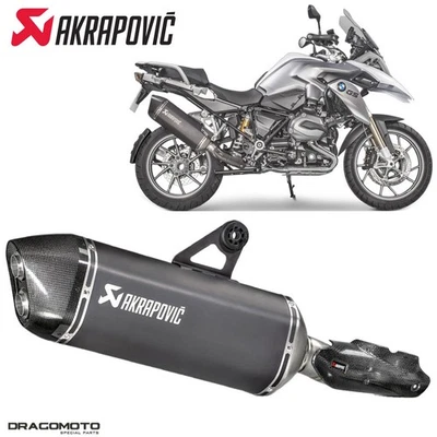 Escape BMW R 1200 GS ABS 2013-2018 AKRAPOVIC Titanio Negro S-B12SO16-HAABL Foto 1 de 4