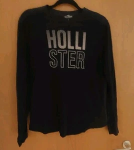 Hollister Shirt Langarm, Dunkelblau, Größe S - Bild 1 von 1