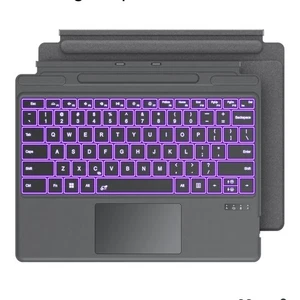 OMOTON Tastiera per Surface Pro 11/10/9/8/X, 13" Tipo Bluetooth Ricaricabile  - Foto 1 di 12