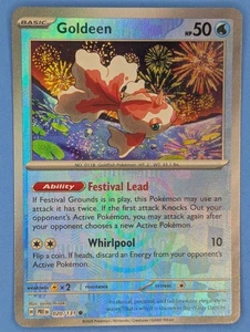 Goldeen (Master Ball Pattern) 020/131 Pokémon TCG Common SV: PRE NM - Picture 1 of 2