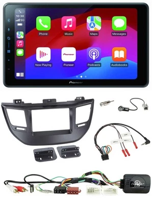 Pioneer Bluetooth 2DIN USB Lenkrad DAB Autoradio für Hyundai Tucson 15-20 schwar - Bild 1 von 4
