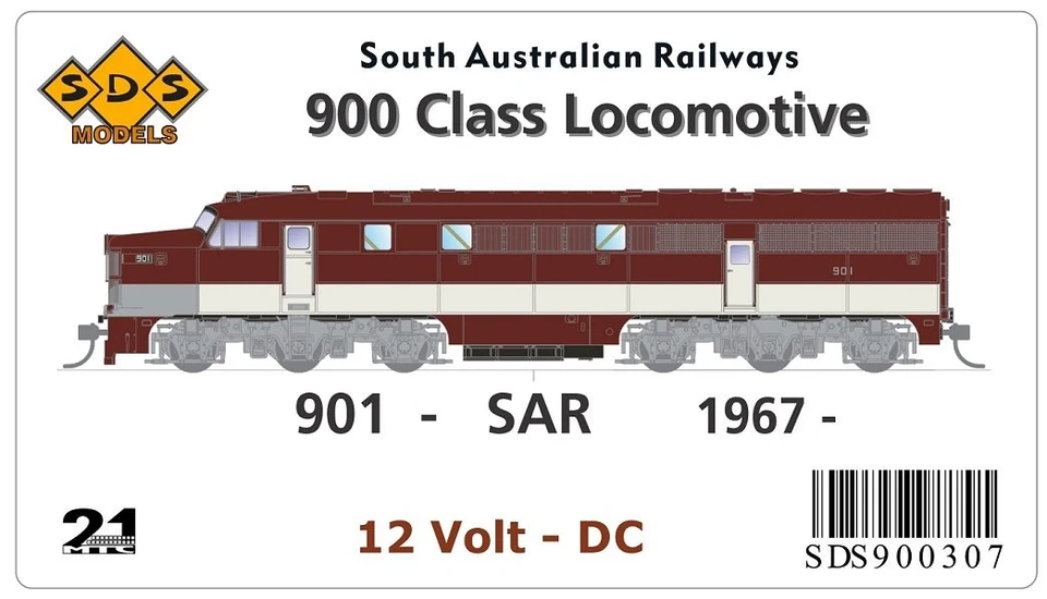 SDS Models SAR 900 Class Locomotive "901", 1967- DC, on SALE ** - image 1 of 1