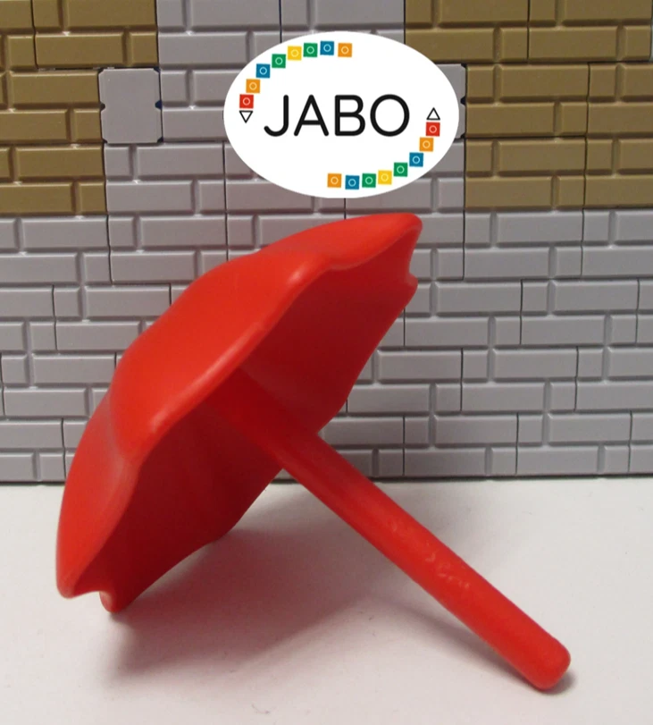( Q 8/13 ) LEGO Duplo Regenschirm rot Spielplatz Haus Bauernhof Zirkus Clown - Bild 1 von 1