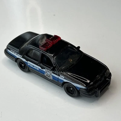 Caja de cerillas Ford Crown Victoria 2006 State Police K-9 unidad 689 negro/azul/blanco Foto 1 de 4