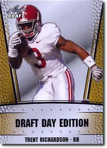 TRENT RICHARDSON 2012 FOGLIA DRAFT DAY "GOLD' ROOKIE CARD! COMMERCIATO IN PULEDRI!! - Foto 1 di 1