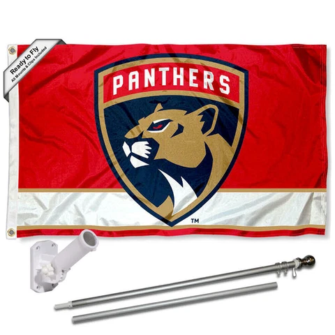 Florida Panthers Flag Pole and Bracket Kit Cover