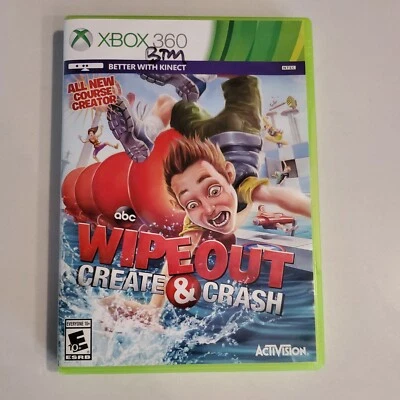Wipeout: Create & Crash (Microsoft Xbox 360, 2013) No Manual SB1 - Image 1 of 3