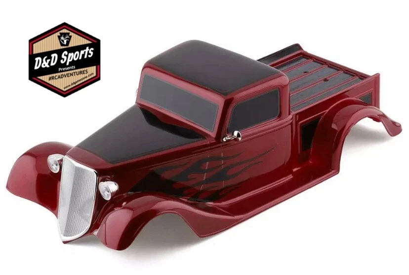 Traxxas 9335R - Корпус, заводской пять '35 Hot Rod грузовик, полный (красный) корпус только - Изображение 1 из 1