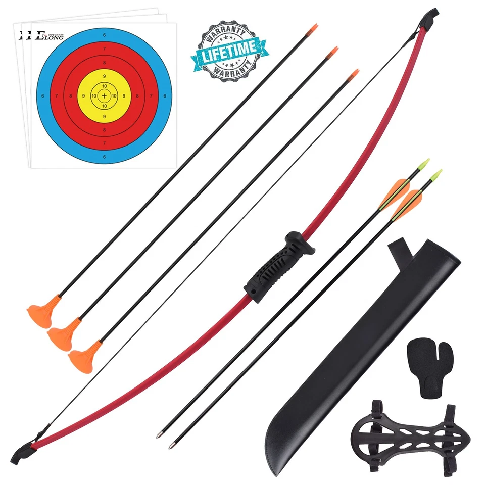 36.5" Bow and 5pc Arrow Set for Teenagers Archery Beginner Gift Recurve Bow Kit  - Image 1 of 4