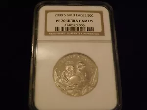 2008 50 C Bald Eagle NGC PF 70 - Picture 1 of 2