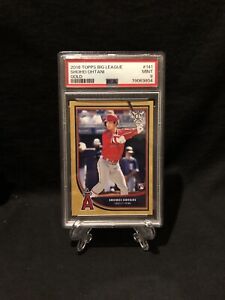 2018 Shohei Ohtani Topps Big League GOLD Rookie Card RC PSA 9 Mint 🔥📈 141