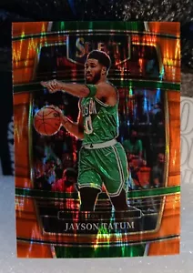 2021-22 Panini Select 77 Jayson Tatum Flash Prizm Boston Celtics Basketball Card - Picture 1 of 2