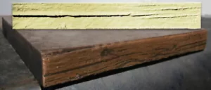 Weathered Wood (2" x 8') - Concrete Countertop Edge Form Reusable Rubber Mold - Picture 1 of 1