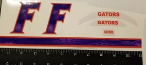 FLORIDA GATORS MINI SIZE FOOTBALL HELMET DECALS - Picture 1 of 3