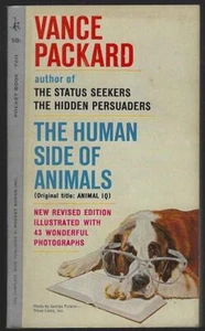 Human Side of Animals Vance Packard 1961 Vintage Paperback Illustrated - Picture 1 of 1
