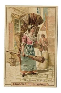 Marchande de balais (1750) - - Chromo Chocolat du Planteur - Trade card - Picture 1 of 2