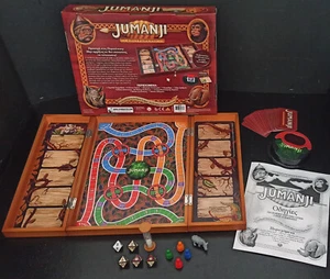 SPIN MASTER 2020 GREEK VERSION JUMANJI 100% COMPLETE WOODEN BOARD GAME MIB - Picture 1 of 20