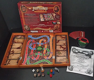 SPIN MASTER 2020 GREEK VERSION JUMANJI 100% COMPLETE WOODEN BOARD GAME MIB - Image 1 of 4