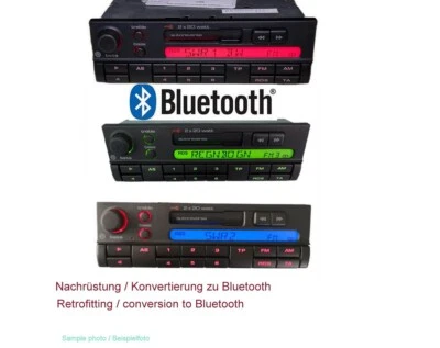 Modernisierung Umbau auf BT - Audi VW Gamma 3 Gamma 4 IV Beta Bluetooth + Aux - Bild 1 von 3