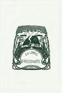 FRIEDO/FRIDO WITTE: Eigen-Exlibris, 1905