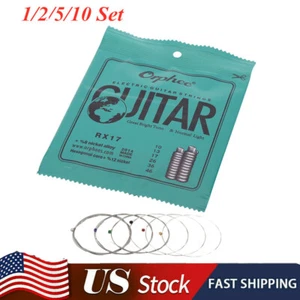 1-10 Set of 6 Orphee RX17 Electric Guitar Strings Nickel Alloy Normal Light H7F7 - Picture 1 of 10