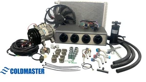 KIT AIRE ACONDICIONADO EVAPORADOR UNIVERSAL BAJO TABLERO 404 12V "PREMIUM" CROMO H&C CON 7B10 - Imagen 1 de 15
