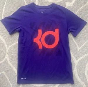 T-shirt Nike Dri Fit Kevin Durant KD viola ragazzo taglia small - Foto 1 di 4