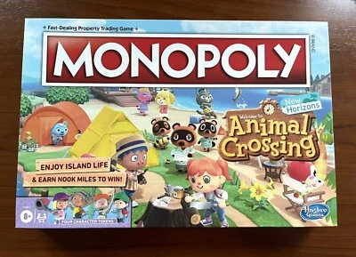 MONOPOLY Animal Crossing New Horizons Edition Hasbro Board Game 8+ NEW SEALED! - Image 1 of 4