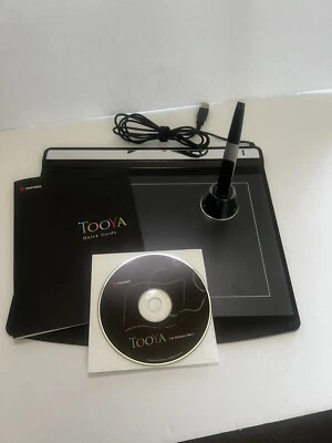 Tooya Pro Professional Graphic Tablet Complete Adobe Elements 7 Slim USB W/ Pen - Image 1 of 4