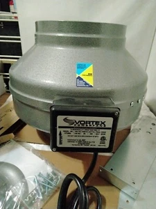 Vortex 8" 739 CFM VTX800 Powerfan Centrifugal Blower New Open Box - Picture 1 of 6