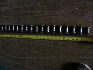4' 6" or 54" HKK 120 #120 ROLLER CHAIN CARRIER TYPE RIVETED CARBON STEEL NEW - Picture 1 of 3