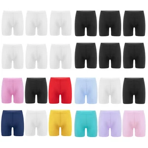 Kids Girls Casual 6Pcs Safety Pants Bike Short Breathable Shorts Boxer Bottoms - Picture 1 of 24