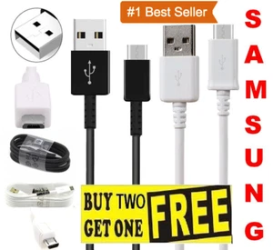 Fits Samsung S6 S7 Micro USB Charger power Data Cable lead kit Short 50cm 2ft  - Picture 1 of 1