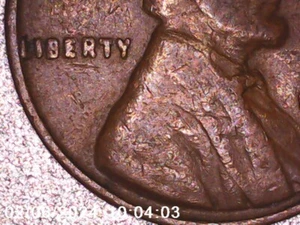 1942 Lincoln Wheat Penny " L" rim error Very Rare - Picture 1 of 10