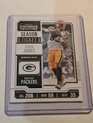 2023 Panini Contenders - Season Ticket #36 Aaron Jones - Image 1 of 2