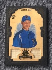 2004 Donruss Diamond Kings Gold Framed Materials /50 Alex Rios Alexis Rios #51