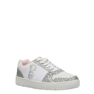 Barbie by Mattel Casual Women’s White Court Sneaker, size 6 Authentic - Picture 1 of 7