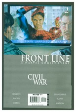 Front Line Civil War #2 VF/NM Marvel Comics 2006 Spider-Man Cover