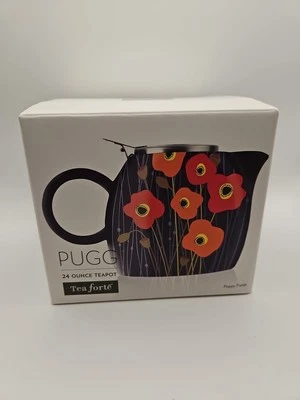 Tea Forte PUGG Poppy Fields 24 oz Teapot With Infuser  - Image 1 of 4
