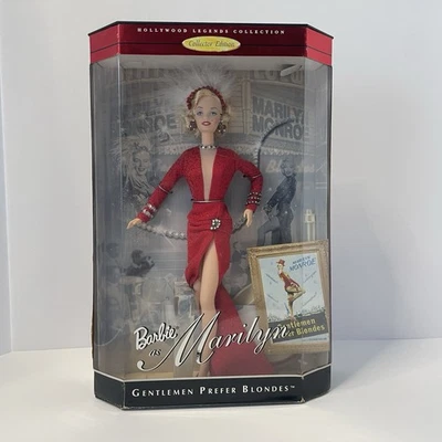1995 Barbie Marylin Monroe "Gentlemen Prefer Blondes" Collectibles #17452 NRFB - Image 1 of 4
