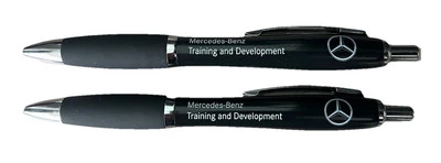 2 X BOLÍGRAFOS MERCEDES BENZ ENTRENAMIENTO Y DESARROLLO BOLÍGRAFOS TINTA NEGRA NUEVOS